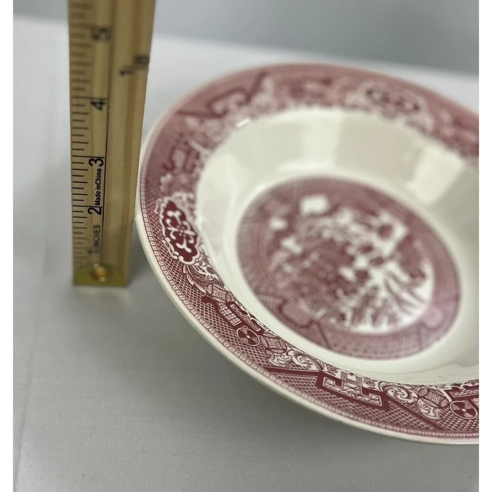Vintage Red Willow Ware 9